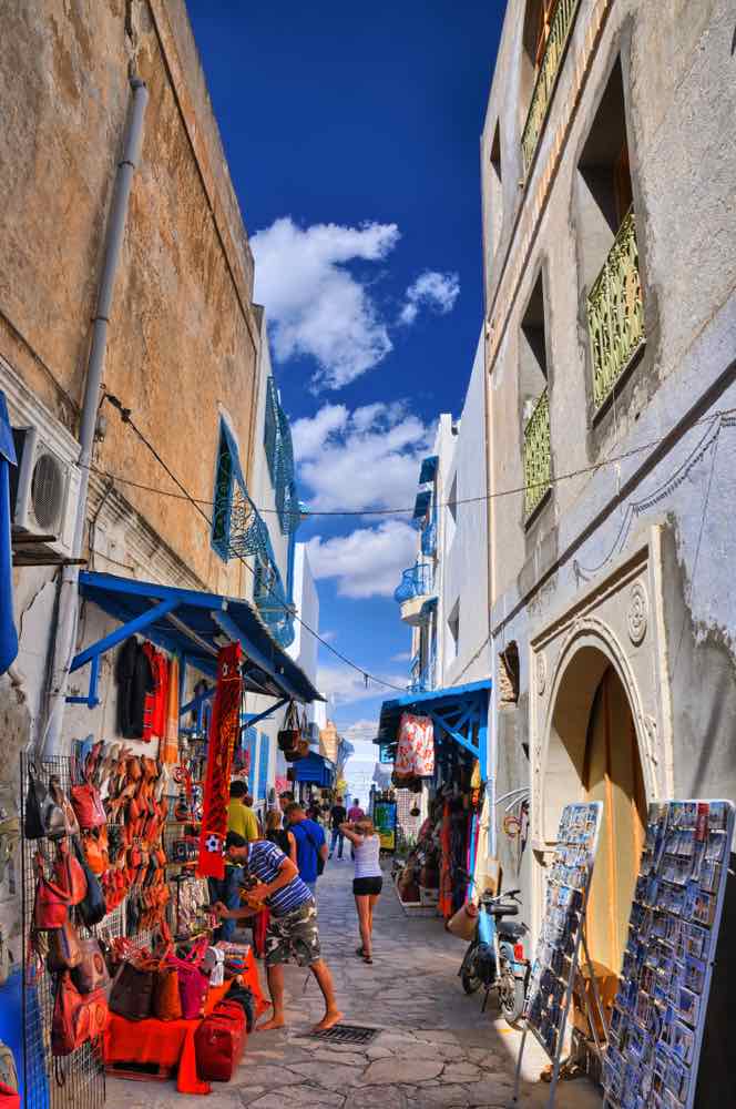 Een straat in de Grote Bazaar